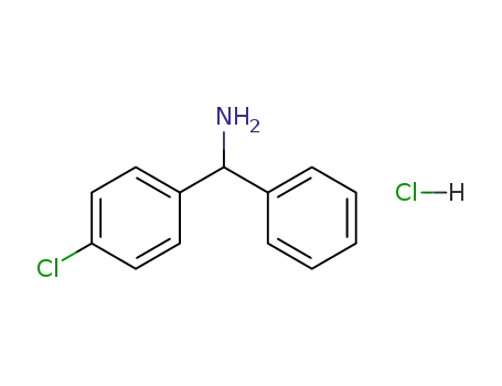 Molecular Structure of 5267-39-0 (4-Chlorobenzhydrylamine hydrochloride)