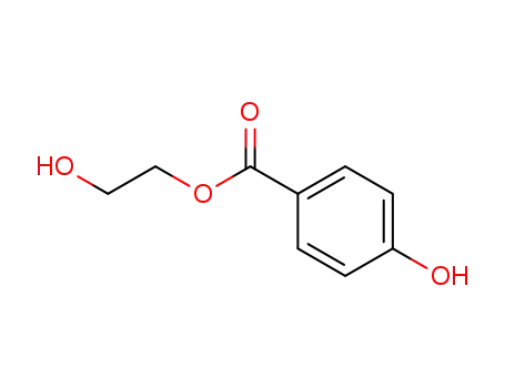 Molecular Structure of 2496-90-4 (4-HYDROXYBENZOIC ACID 2-HYDROXYETHYL ESTER)