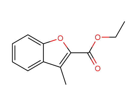 Molecular Structure of 22367-82-4 (3-METHYLBENZOFURAN-2-CARBOXYLIC ACID ETHYL ESTER)