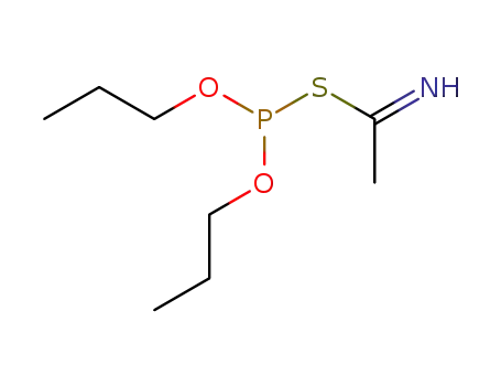 Molecular Structure of 97893-05-5 (dipropyl thioacetimidoylphosphite)