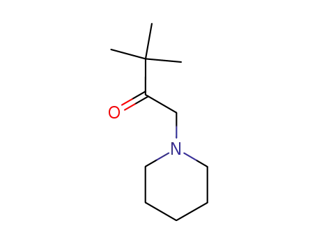 Molecular Structure of 30269-23-9 (2-Butanone, 3,3-dimethyl-1-(1-piperidinyl)-)