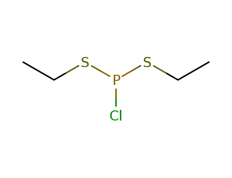 Molecular Structure of 1486-42-6 (diethyl phosphorochloridodithioite)