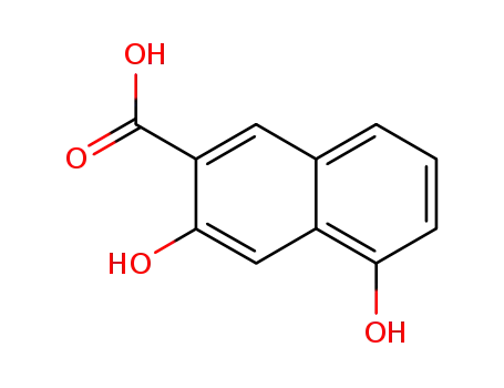 Molecular Structure of 89-35-0 (3,5-DIHYDROXY-2-NAPHTHOIC ACID)