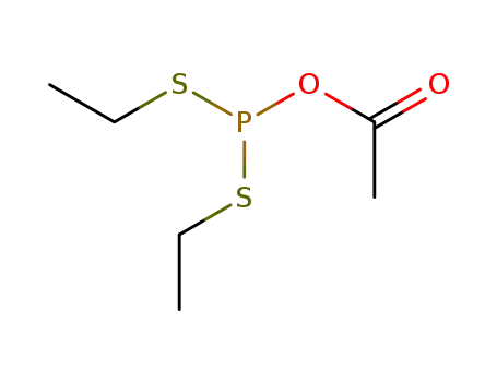 Molecular Structure of 84103-76-4 (O-acetyl S,S-diethyl phosphorodithioite)