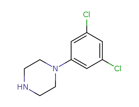 Molecular Structure of 55827-50-4 (1-(3,5-Dichlorophenyl)piperazine)