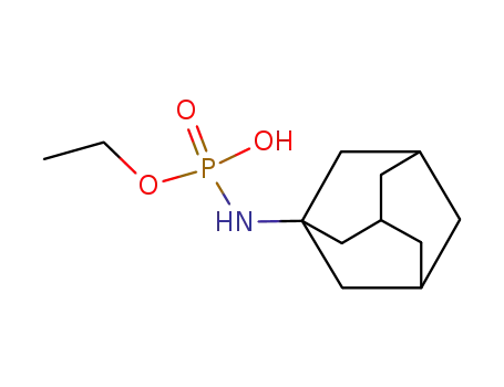 Molecular Structure of 155051-57-3 (O-ethyl N-1-adamantylphosphoramidic acid)