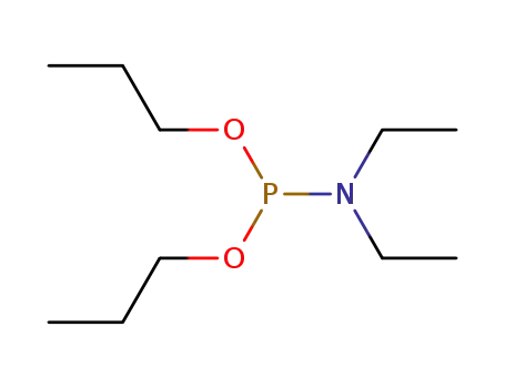 Molecular Structure of 58498-86-5 (diethyl-phosphoramidous acid dipropyl ester)