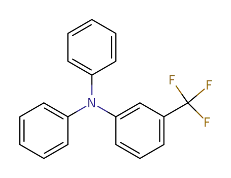 Molecular Structure of 106336-12-3 (Benzenamine, N,N-diphenyl-3-(trifluoromethyl)-)