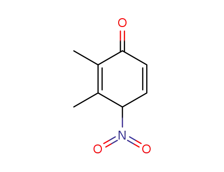Molecular Structure of 115822-05-4 (2,3-dimethyl-4-nitrocyclohexa-2,5-dienone)