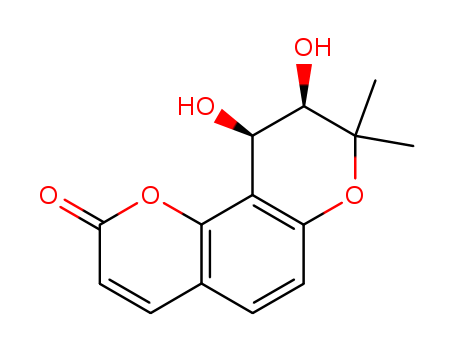 (9R)-8,8-Dimethyl-9α,10β-dihydroxy-9,10-dihydro-2H,8H-benzo[1,2-b:3,4-b']dipyran-2-one