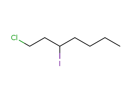 Molecular Structure of 74962-48-4 (1-chloro-3-iodoheptane)