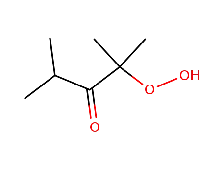 Molecular Structure of 3944-52-3 (3-Pentanone, 2-hydroperoxy-2,4-dimethyl-)