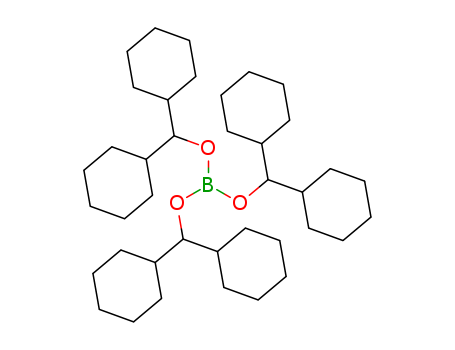 73758-17-5,Tris(dicyclohexylmethoxy)borane,Borsaeure-tris-dicyclohexylmethylester;B(O-dicyclohexylcarbinyl)3;Tris(dicyclohexylmethoxy)borane;Boric acid,tris(dicyclohexylmethyl) ester;