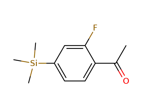 1-(2-Fluoro-4-trimethylsilanyl-phenyl)-ethanone