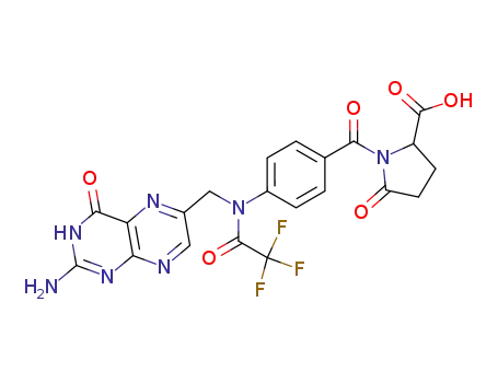 Molecular Structure of 223378-68-5 (N<sup>10</sup>-(trifluoroacetyl)pyrofolic acid)