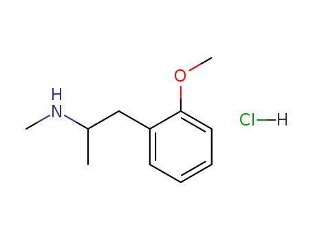 Molecular Structure of 5588-10-3 (Methoxyphenamine hydrochloride)