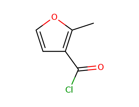 Molecular Structure of 5555-00-0 (2-METHYLFURAN-3-CARBONYL CHLORIDE)