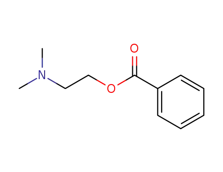 Molecular Structure of 2208-05-1 (2-(Dimethylamino)ethyl benzoate)