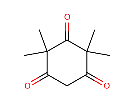 Molecular Structure of 7181-79-5 (1,3,5-Cyclohexanetrione, 2,2,4,4-tetramethyl-)