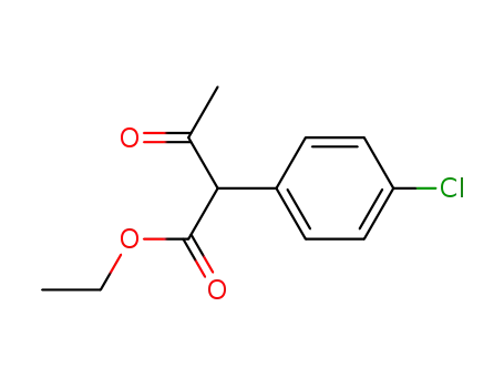 Molecular Structure of 30186-24-4 (ethyl 2-(4-chlorophenyl)-3-oxobutanoate)