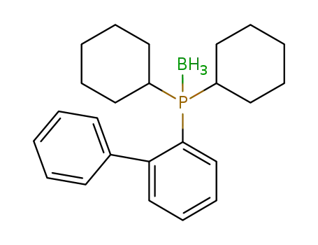 Molecular Structure of 1186392-99-3 ((2-biphenyl)dicyclohexylphosphane-borane(1:1))