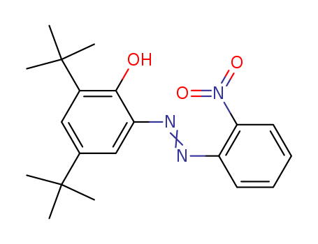 Phenol,2,4-bis(1,1-dimethylethyl)-6-[2-(2-nitrophenyl)diazenyl]-