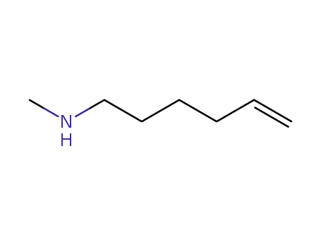 Molecular Structure of 55863-02-0 (N-Methyl-1-amino-hex-5-ene)