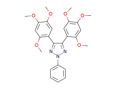 Molecular Structure of 1376268-31-3 (4,5-bis(2,4,5-trimethoxyphenyl)-2-phenyl-2H-1,2,3-triazole)