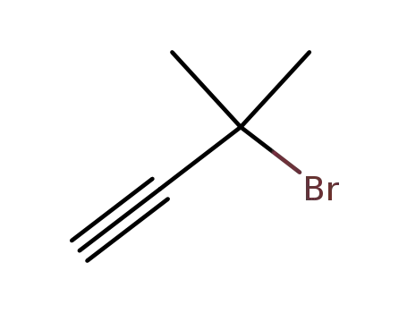 Molecular Structure of 6214-31-9 (3-BROMO-3-METHYL-BUT-1-YNE)