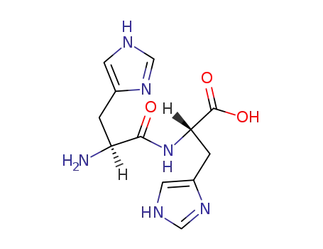 Molecular Structure of 306-14-9 (N'alpha-histidylhistidine)