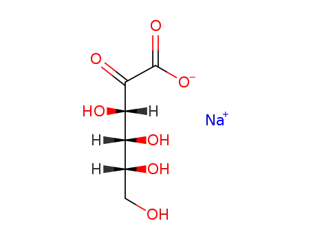 Molecular Structure of 23846-32-4 (sodium D-arabino-hexulosonate)