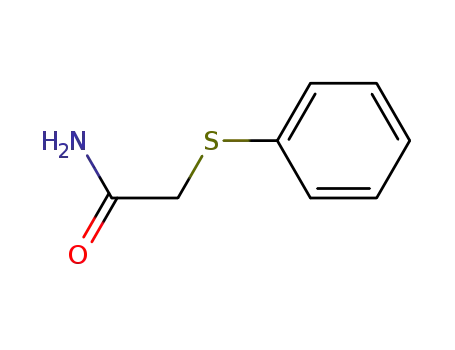 Molecular Structure of 22446-20-4 (2-phenylsulfanylacetamide)