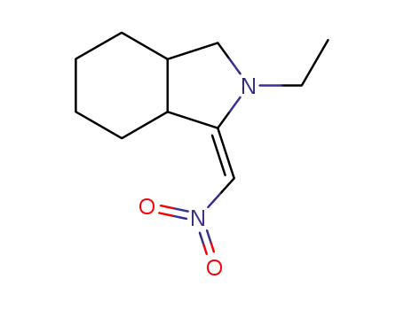 Molecular Structure of 56593-86-3 (2-ethyloctahydro-1-(nitromethylene)-1H-isoindole)