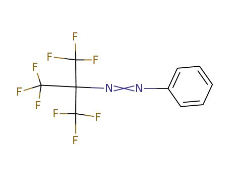 Molecular Structure of 38771-38-9 (2-phenylazo-2-trifluoromethylperfluoropropane)