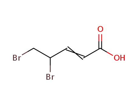 Molecular Structure of 85858-56-6 (4,5-dibromo-pent-2-enoic acid)
