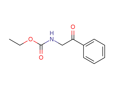 Molecular Structure of 59840-70-9 (Carbamic acid, (2-oxo-2-phenylethyl)-, ethyl ester)