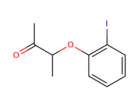 Molecular Structure of 30343-28-3 (3-(2-Iodo-phenoxy)-butan-2-one)