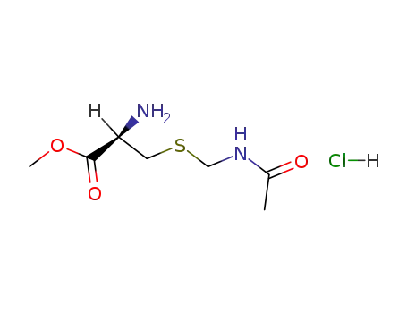 Molecular Structure of 33375-68-7 (methyl S-(acetamidomethyl)-L-cysteinate monohydrochloride)