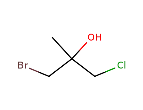 Molecular Structure of 66466-56-6 (1-BROMO-3-CHLORO-2-METHYL-2-PROPANOL)