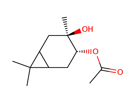 Bicyclo[4.1.0]heptane-3,4-diol,3,7,7-trimethyl-, 4-acetate, (1R,3S,4S,6S)-rel-