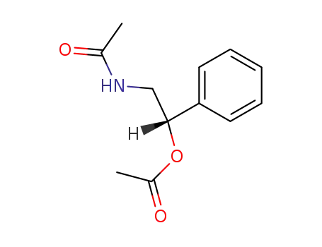 Molecular Structure of 149342-38-1 (2-acetamido-1-phenylethyl acetate)