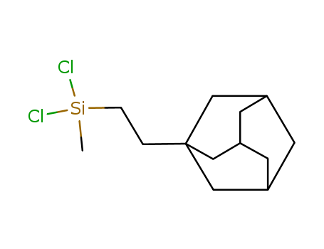 37843-12-2,dichloromethyl(2-tricyclo[3.3.1.13,7]dec-1-ylethyl)silane,(2-Adamantan-1-yl-ethyl)-dichloro-methyl-silane;<2-(1-Adamantyl)ethyl>dichlormethylsilan;dichloromethyl(2-tricyclo[3.3.1.13,7]dec-1-ylethyl)silane;