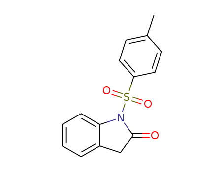 Molecular Structure of 1429481-71-9 (1-(toluene-4-sulfonyl)-1,3-dihydro-indol-2-one)