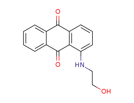 Molecular Structure of 4465-58-1 (1-[(2-hydroxyethyl)amino]anthraquinone)