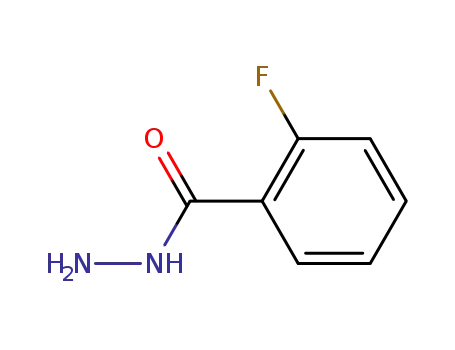 Molecular Structure of 446-24-2 (2-FLUOROBENZHYDRAZIDE)