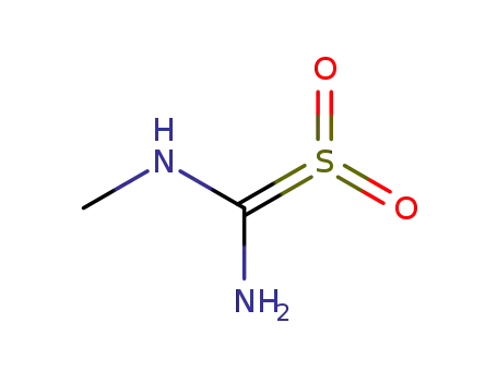 Molecular Structure of 50486-56-1 (Thiourea, methyl-, S,S-dioxide)
