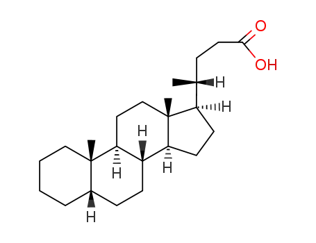 Molecular Structure of 25312-65-6 (CHOLANIC ACID)
