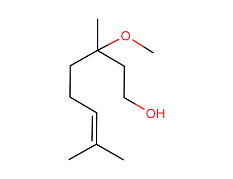 Molecular Structure of 930596-87-5 (3,7-dimethyl-3-methoxyoct-6-en-1-ol)