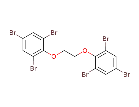 Molecular Structure of 37853-59-1 (1,2-Bis(2,4,6-tribromophenoxy)ethane)