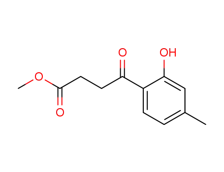 Molecular Structure of 59010-47-8 (Methyl 4-(2-Hydroxy-4-methylphenyl)-4-oxobutanoate)